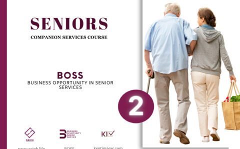 Companion services for seniors business course